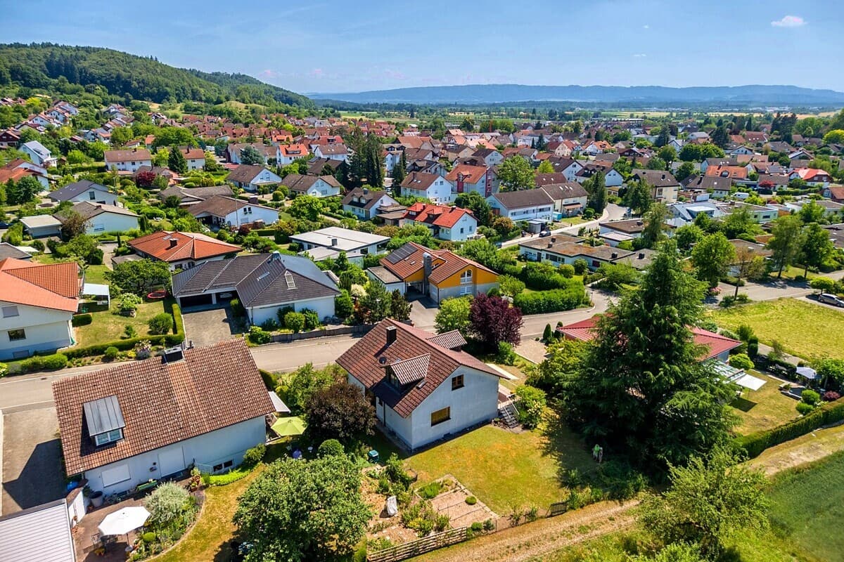 Luftaufnahme Gartenseite