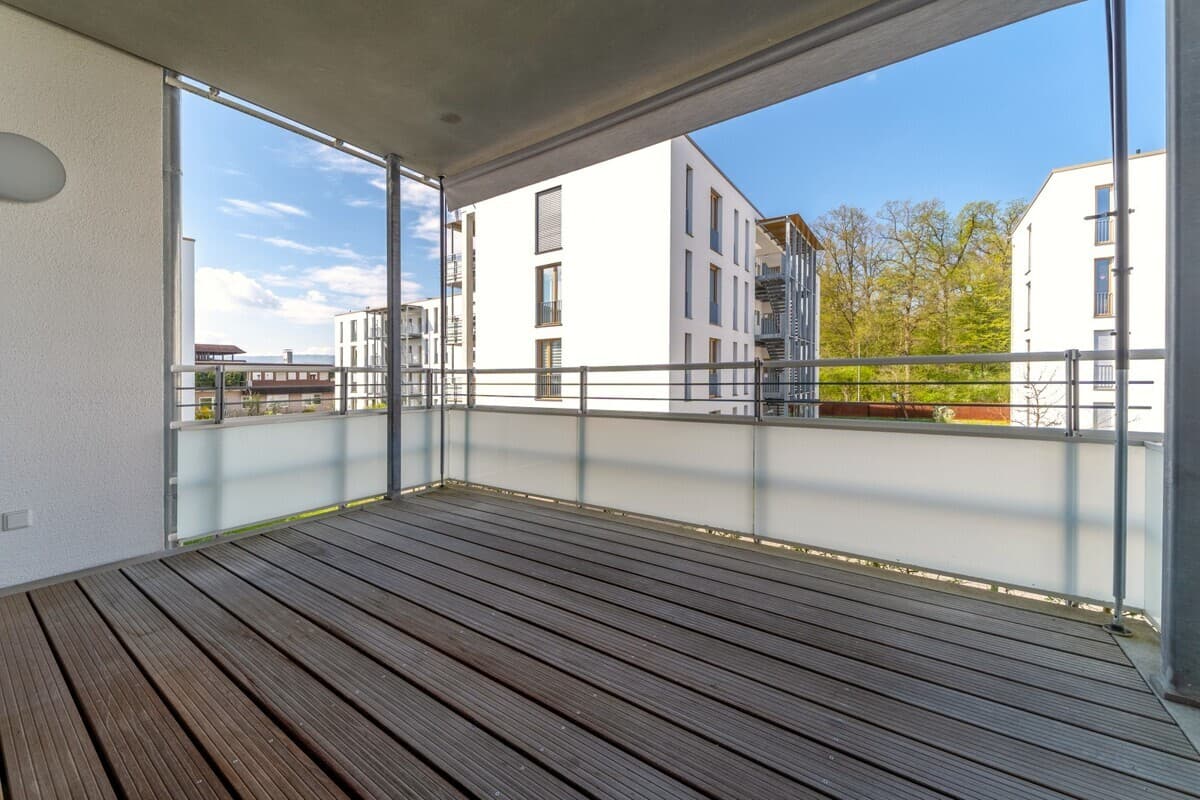 Überdachter Balkon