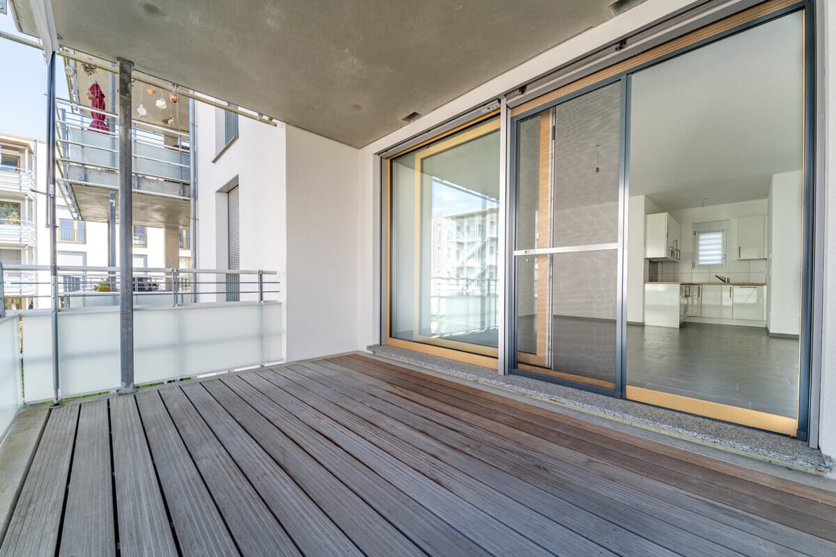 Überdachter Balkon 
