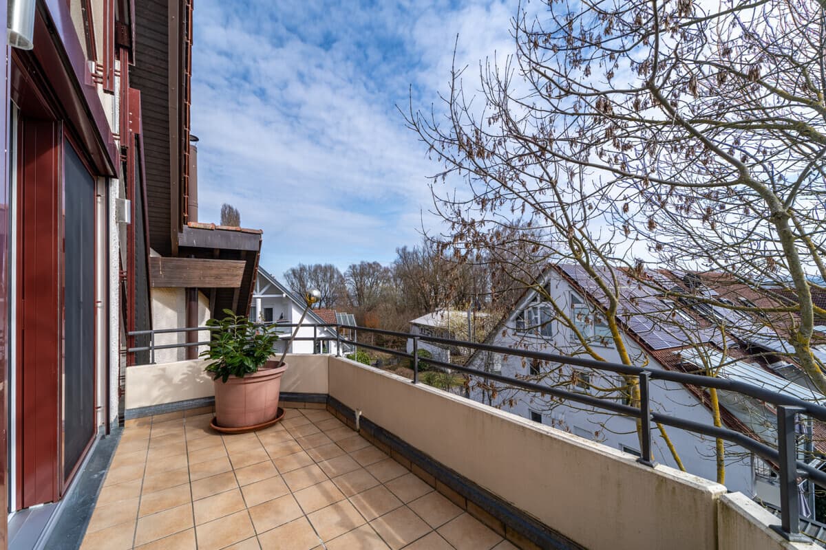 Balkon mittlere Ebene
