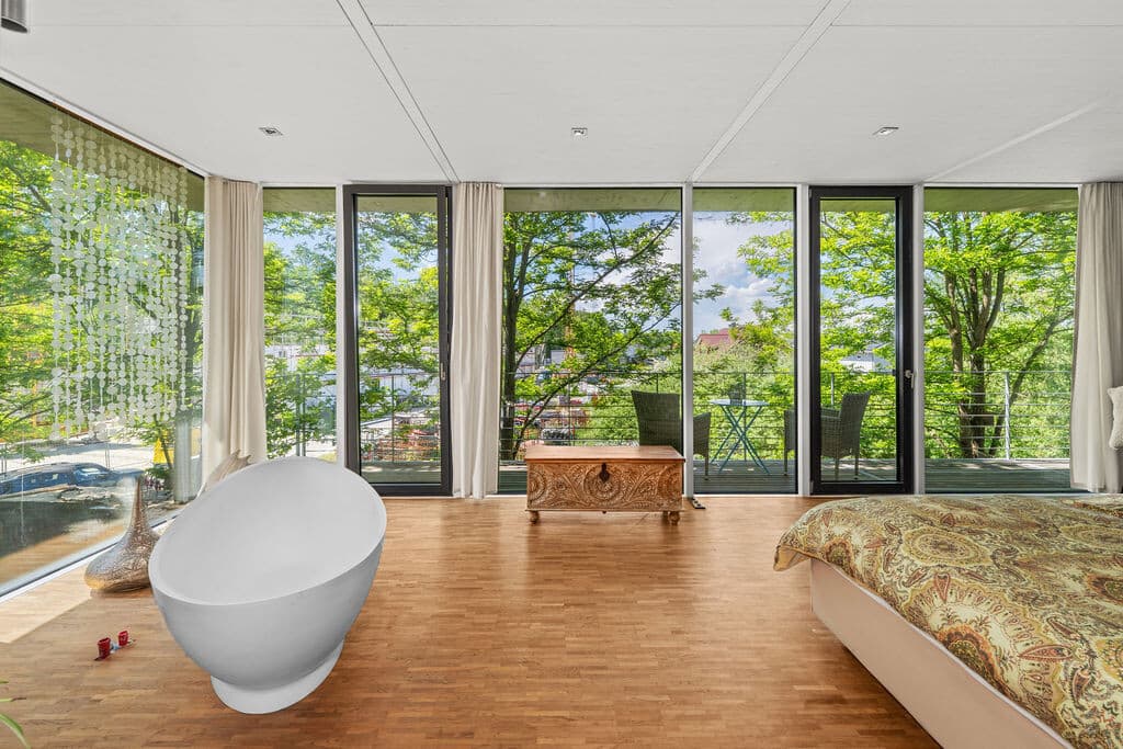 Schlafzimmer mit Bad en suite OG
