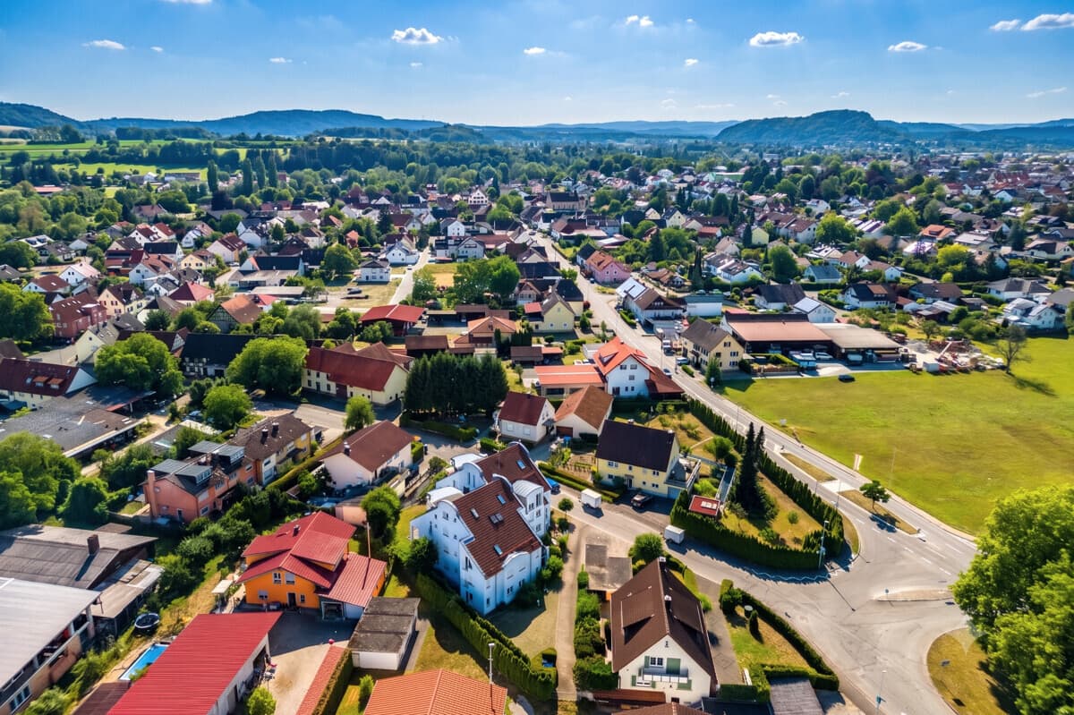 Luftaufnahme weit