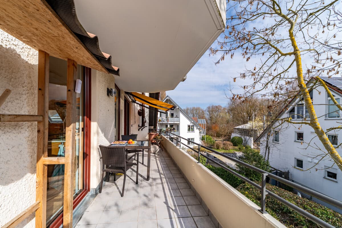 Balkon untere Ebene