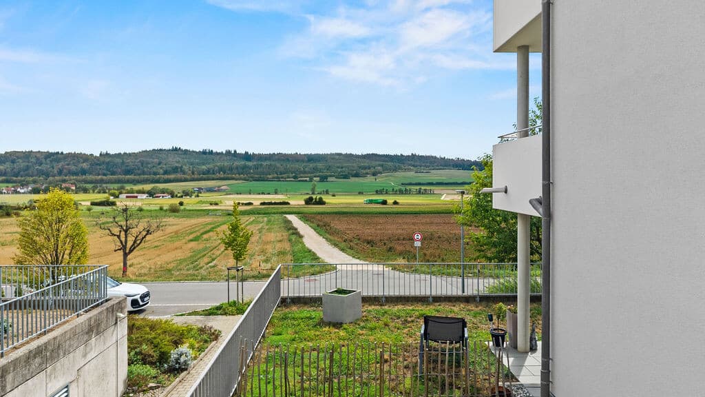 Ausblick von der Terrasse